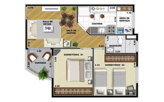 2 dorms com 55m² a partir de 255 mil no Centro de São Bernardo do Campo - Foto 10