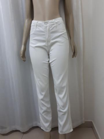 Calça Branca Sarja Denim