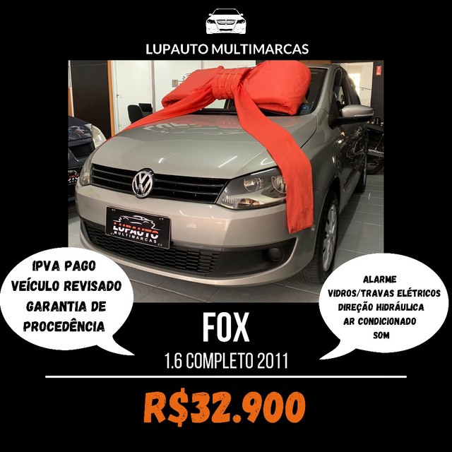 FOX COMPLETO 1.6 FINANCIAMOS PRA SCORE BAIXO