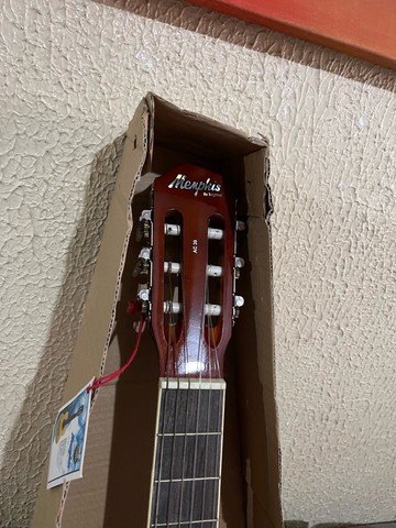 Viol ão tagima MENPHIS nylon zero com tensor de regulagem do braço  - Foto 4