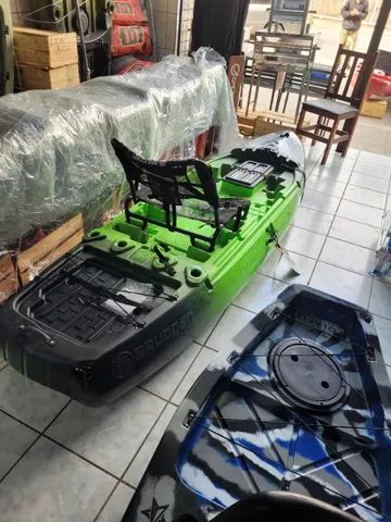 Caiaque Hunter Fishing 285 Novo com Nota Fiscal avalio trocas e parcelamos ATÉ  21  - Foto 4