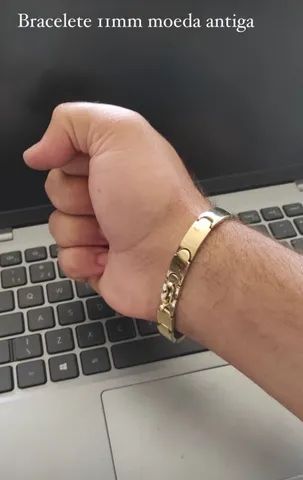 BRACELETES EM MOEDA ANTIGA 