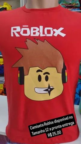 Roupa roblox t shirt masculino