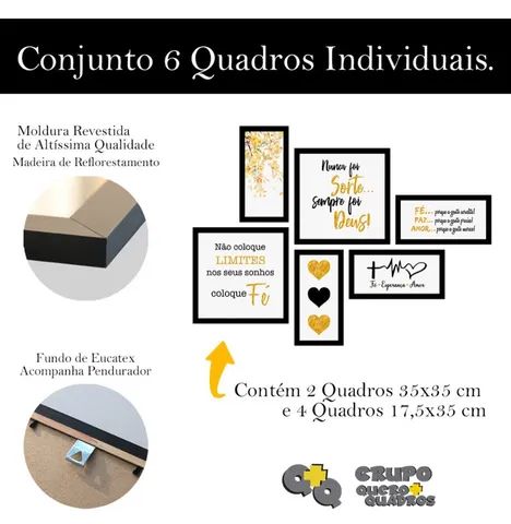 Conjunto de quadros  - Foto 3