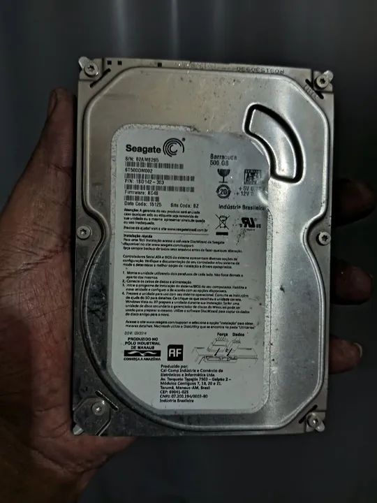 3 HDs de 500 pra Pc os 3 saudáveis funcionando normalmente  - Foto 2