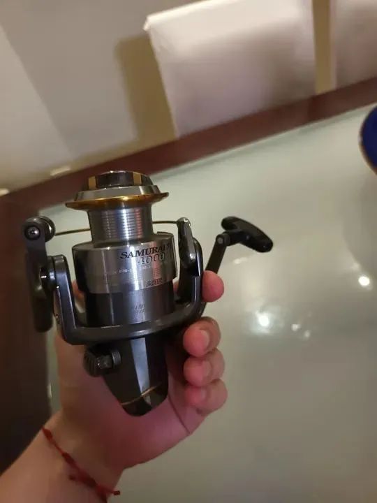 Molinete Daiwa Samurai 7i 4000 usado ,semi novo - Foto 6