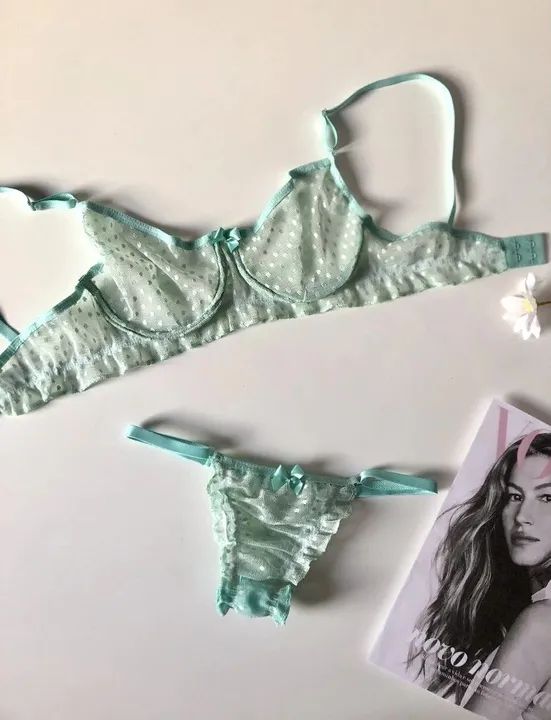 Conjunto de lingerie sutiã e calcinha moda íntima  - Foto 5