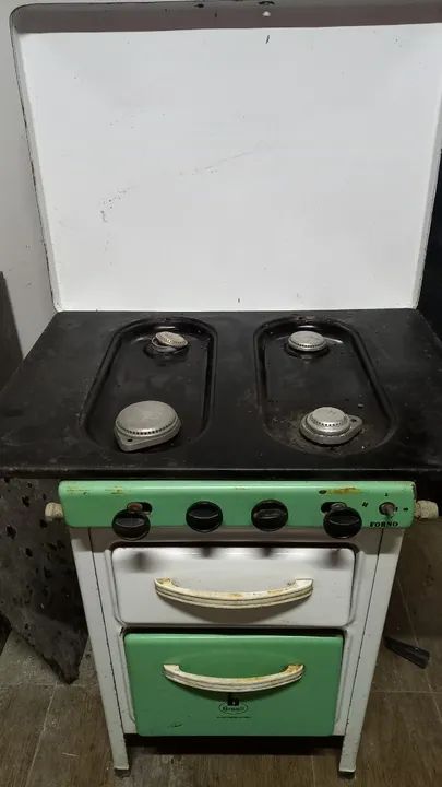 Fogão antigo - Vintage - Antiguidades - Foto 4