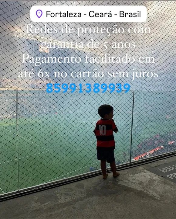 Redes de proteção para varandas e janelas - Fortaleza