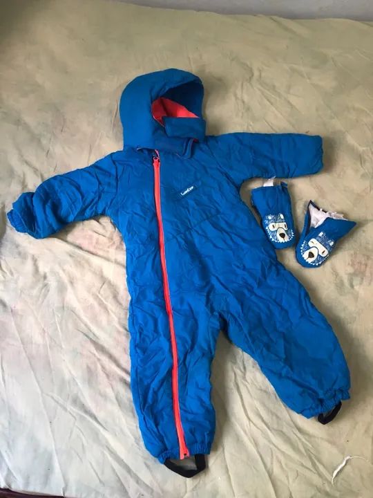 Macacão para neve infantil wedze decathlon impermeável 