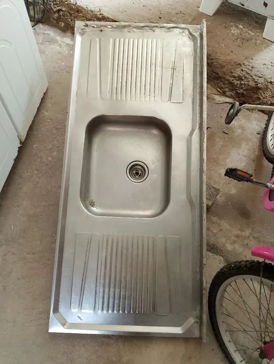 Cuba de cozinha em aço inox