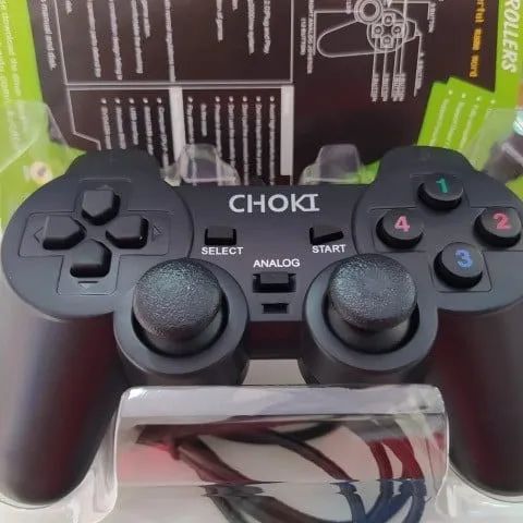 Controle USB para, Joystick Analógico, entregamos ac. cartões