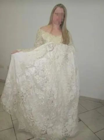 Vestido de noiva cor champanhe  - Foto 4