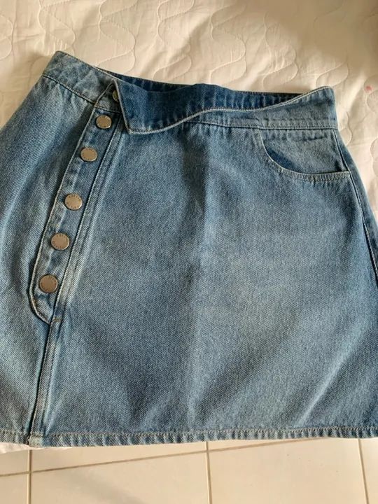 Saia jeans 