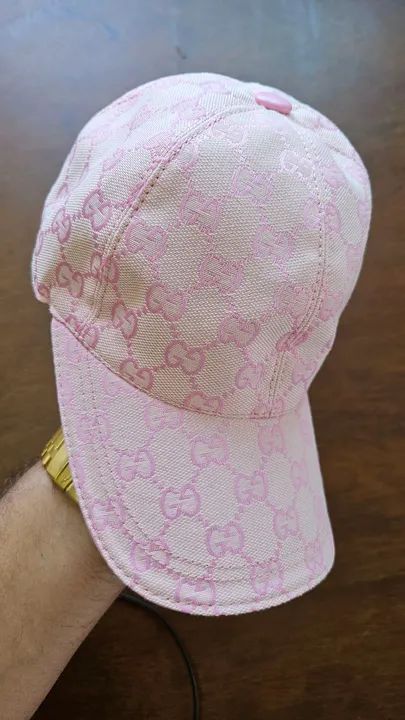 Boné Gucci GG Pink - Foto 2