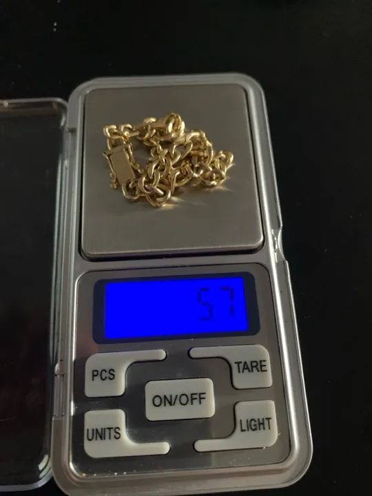 Pulseira de ouro 18k nova 21cm - Foto 2