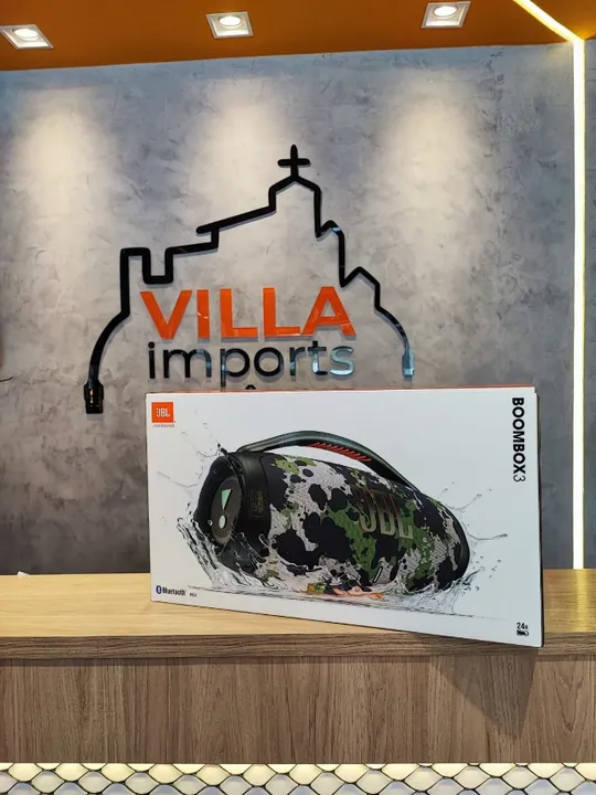JBL Boombox3 Camuflada - 1 Ano de Garantia - Loja Villa Imports
