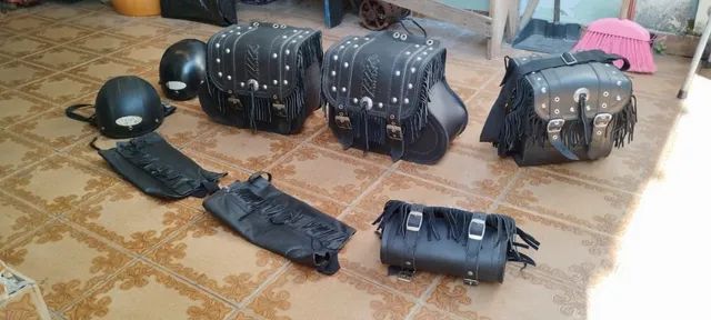 venda de alforges de moto lindos impecaveis