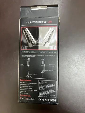 Estabilizador Com Tripé E Led Gimbal Modelo L09 - Foto 4