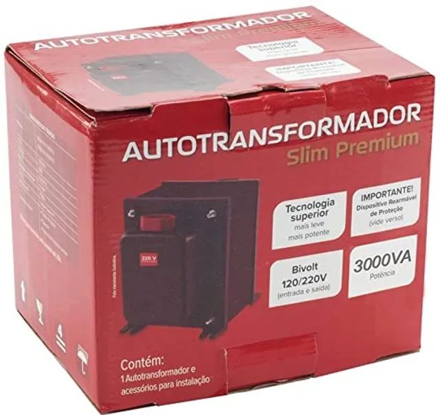 Autotransformador 3000va Slim Premium Force Line