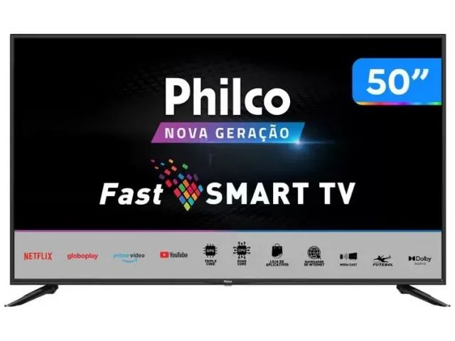 Smart Tv Philco 50" 4K UHD d-led PTV50N10N5E - Foto 2