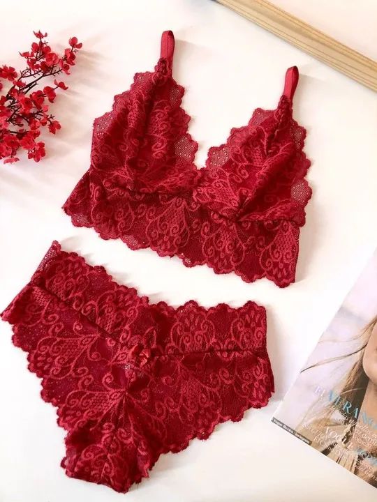 Conjunto de lingerie sutiã e calcinha moda íntima  - Foto 4
