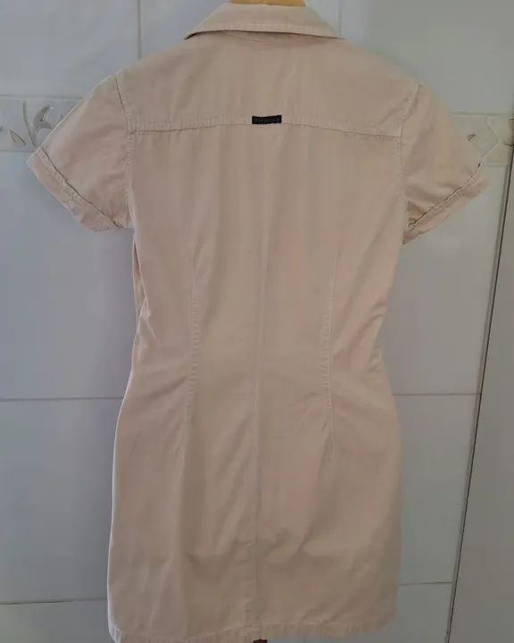 Camiseta Alongada Feminina Jeans Creme Siberian - Foto 4