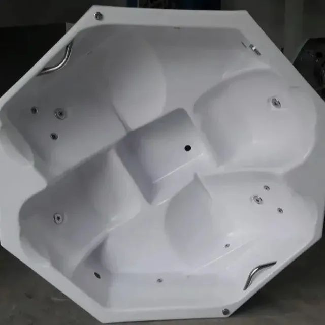 SPA SEXTAVADO COM HIDROMASSAGEM E AQUECEDOR MODELO DE 4 LUGARES - Foto 4