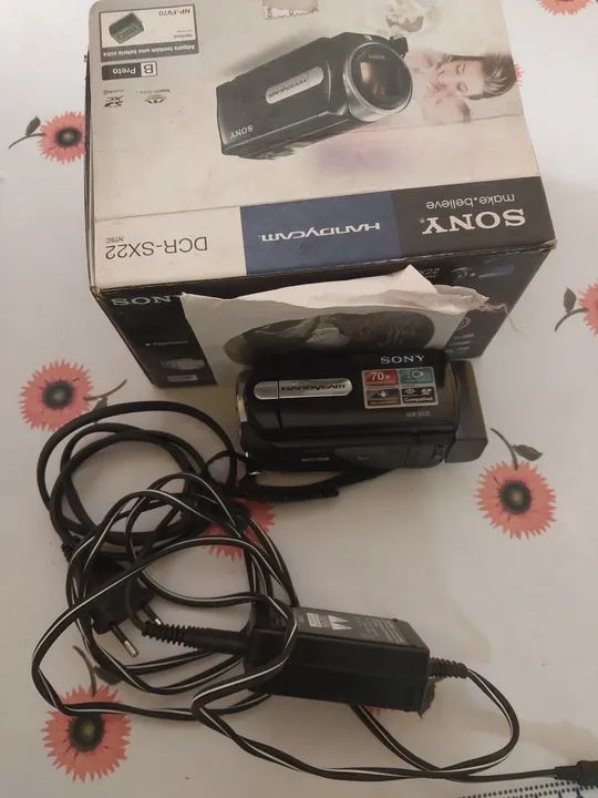 Camera tira foto e filma 