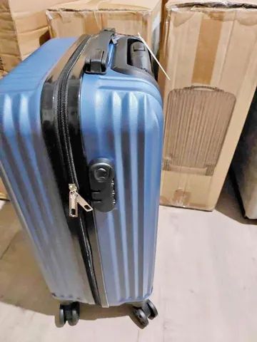 Mala de viagem de bordo rigida rodas 360° basic+ travel - Lacrada - Foto 2