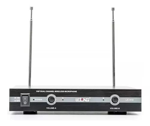 Kit Microfone Vhf Sem Fio Auricular Cabeça Headset Lapela LE910 - Loja Natan Abreu - Foto 2