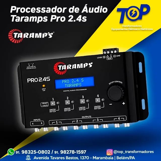 Processador Taramps Pro 2.4s
