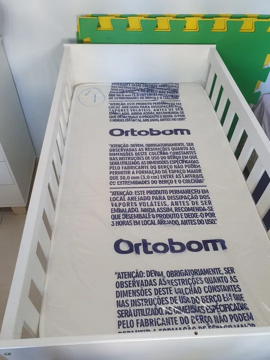 Colchao de berço Ortobom Novo