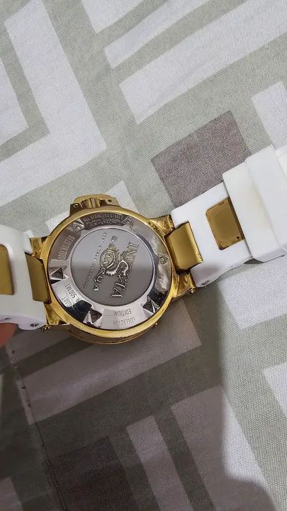 Relógio Invicta Subacqua 0738 Original, com pulseira branca - Foto 2