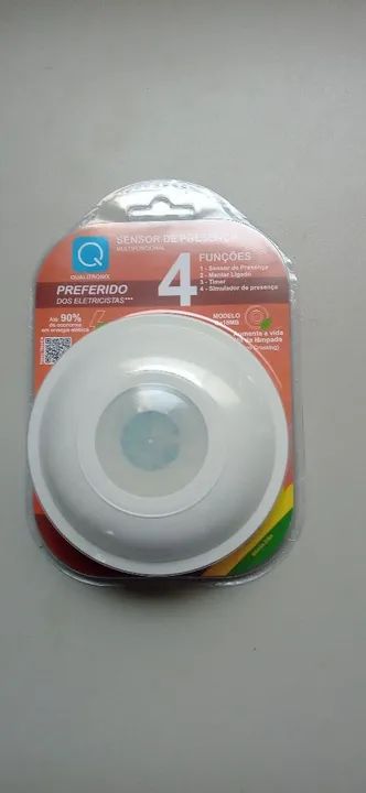 2 Sensor de Presença Qualitronix Multifuncional 18MB - Novo - Foto 2