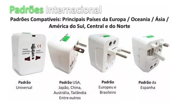 Adaptador Tomada Universal Internacional wpp.43. * - Foto 2