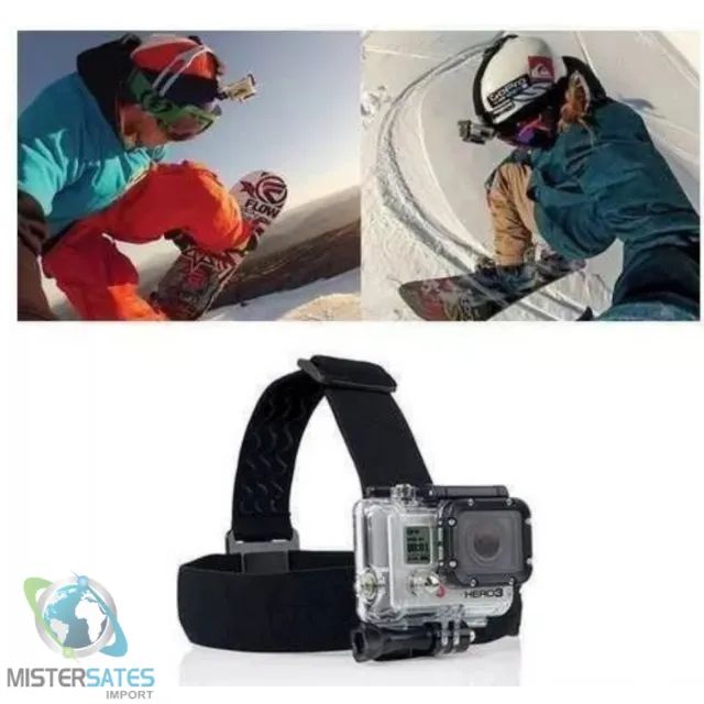 Suporte Cabeça Gopro Acessorio Hero 2 3 3+ 4 5 6 7 8 9 10 11 12 Suport Head Sj4000 -  - Foto 5
