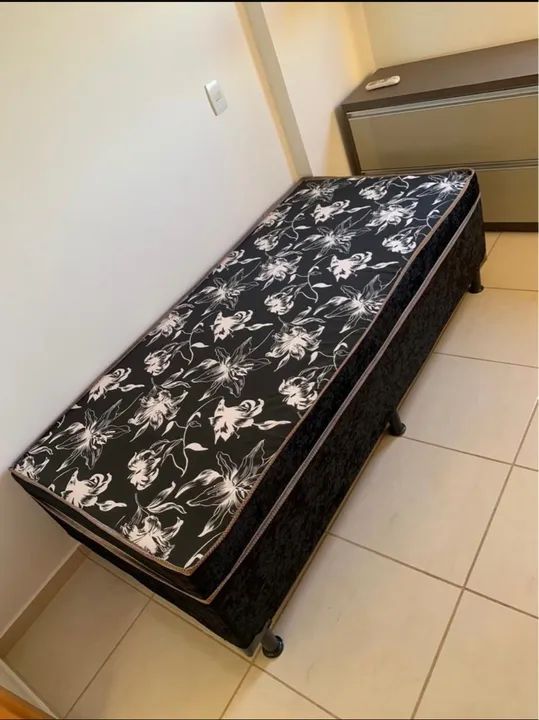 Cama Box Solteiro Acoplado 