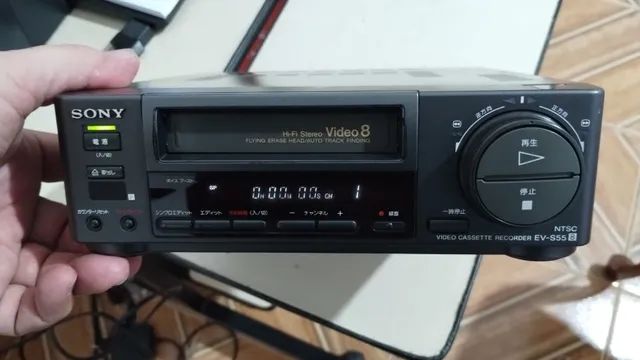 Video Cassete Sony Ev-s55 8mm - Funcionando #av