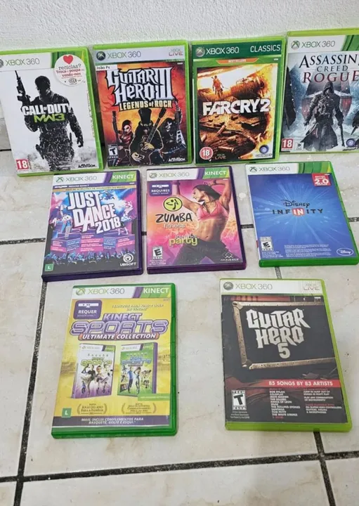 JOGOS XBOX 360 A PARTIR 40 PS3 A PARTIR 45 ONE 55 E PS4 A PARTIR 70