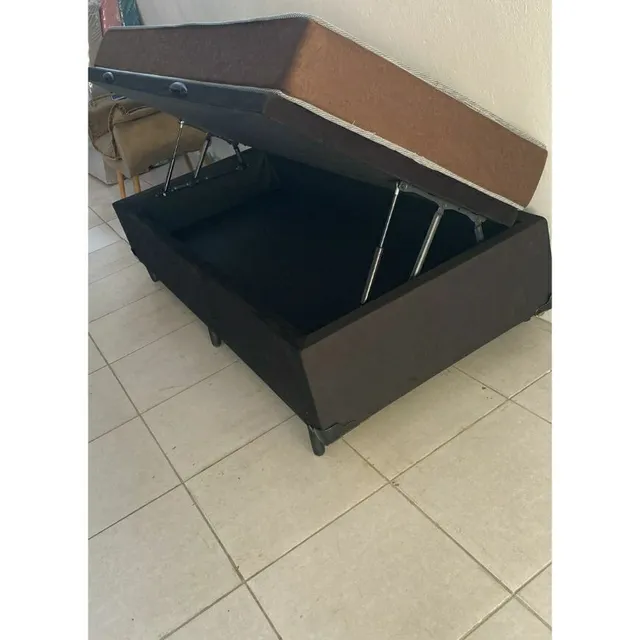 Cama Box baú solteiro+ colchão .
