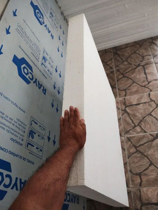 Placa de Isopor eps 1x1x10  - Foto 2