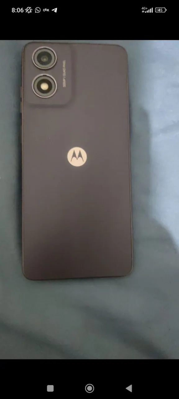 Smartphone Moto gO4s 128g ainda na garantia, 7meses de uso