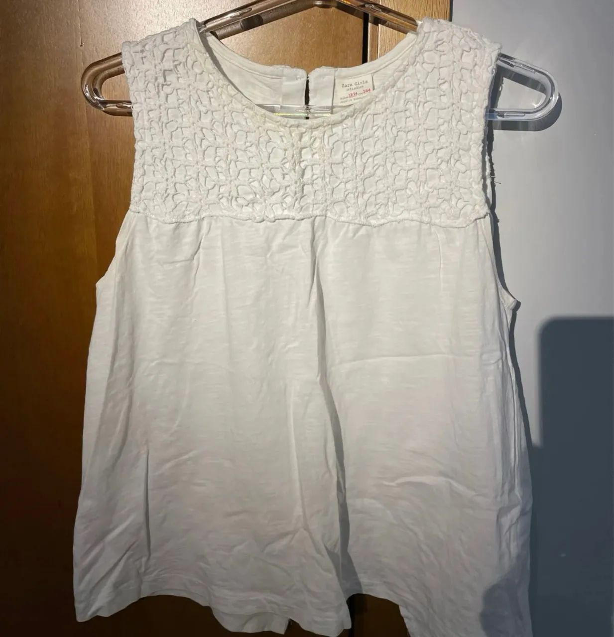 Blusa branca Zara Kids Roupas Vila do Golf, Ribeirão Preto