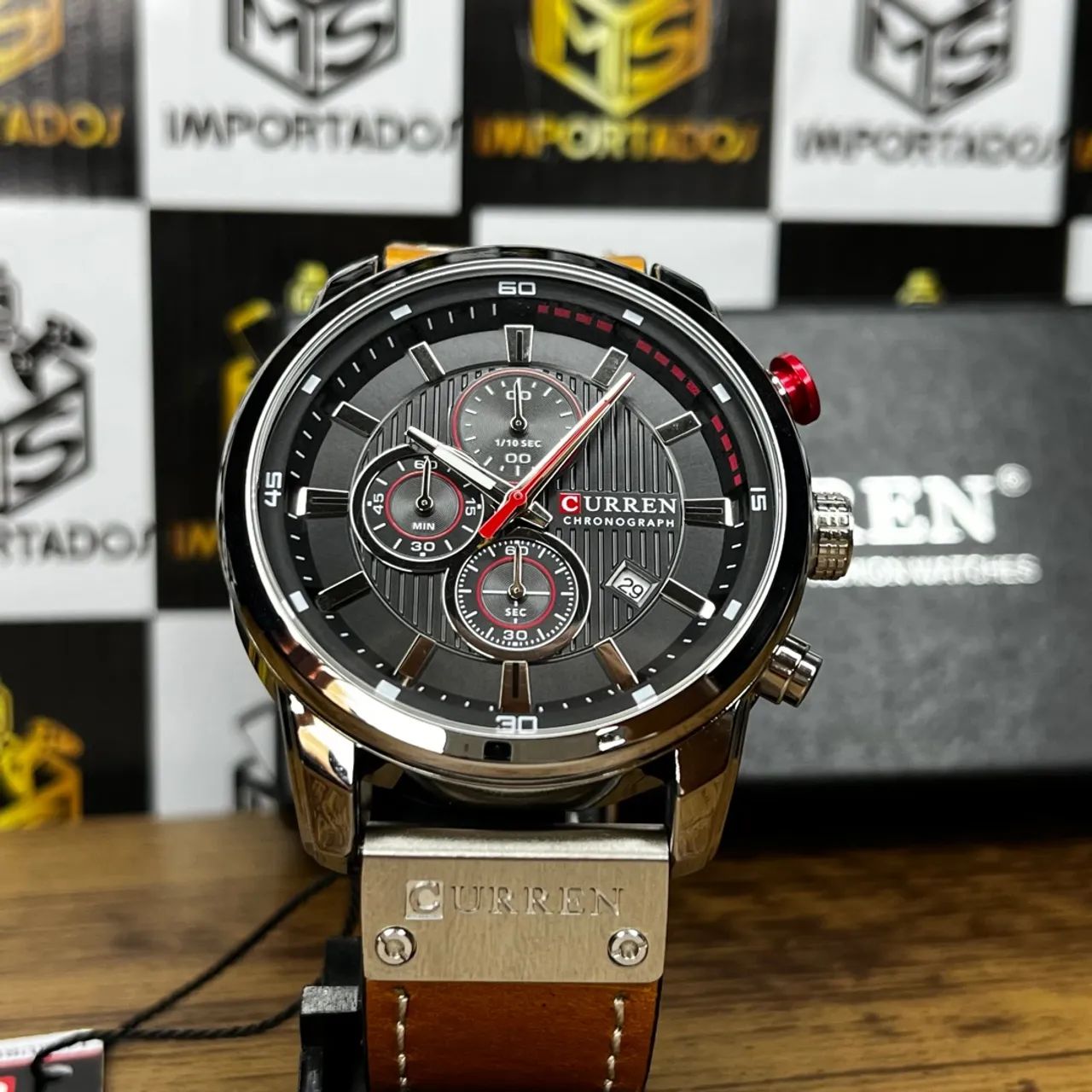 Relógio Curren Chronograph - Design Moderno e Elegante - Foto 2