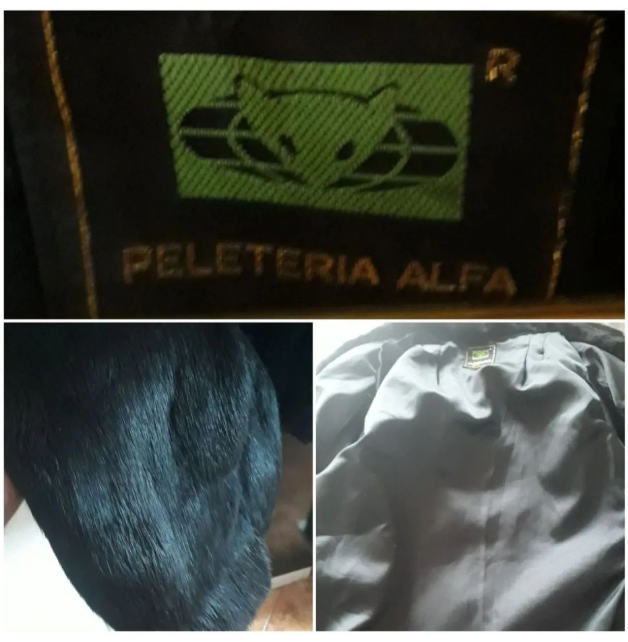 Casaco de Pele Preto Elegante - Foto 5