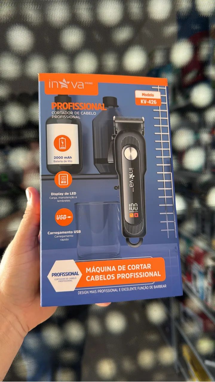 Máquina para cortar cabelo sem fio 