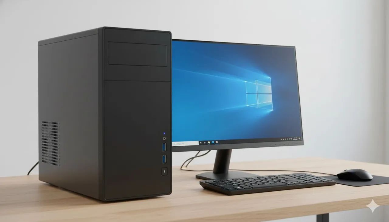 PC Completo em Gabinete Mid-Tower - Pronto para Uso - Foto 2