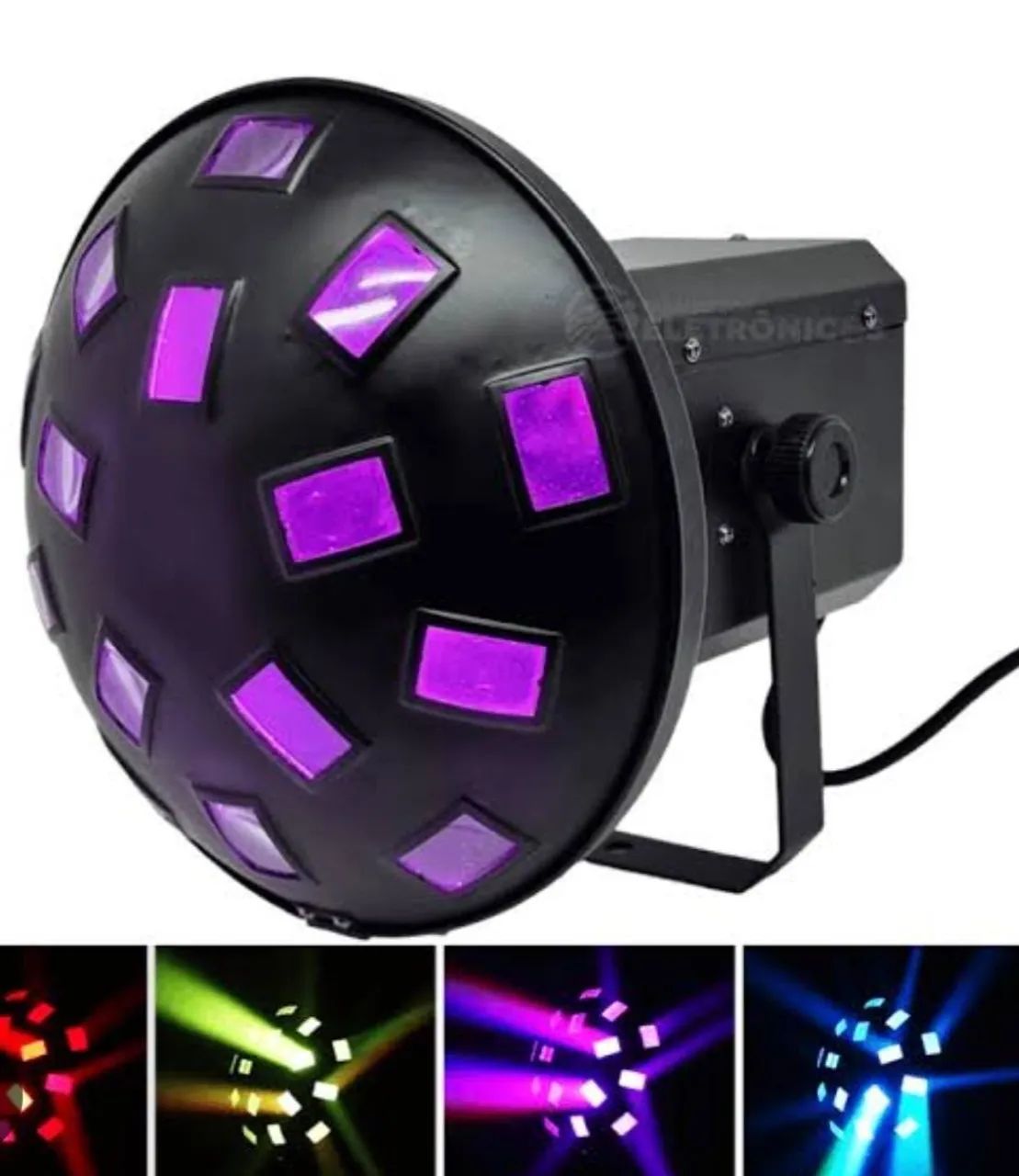 Iluminação de palco com 12 LEDs