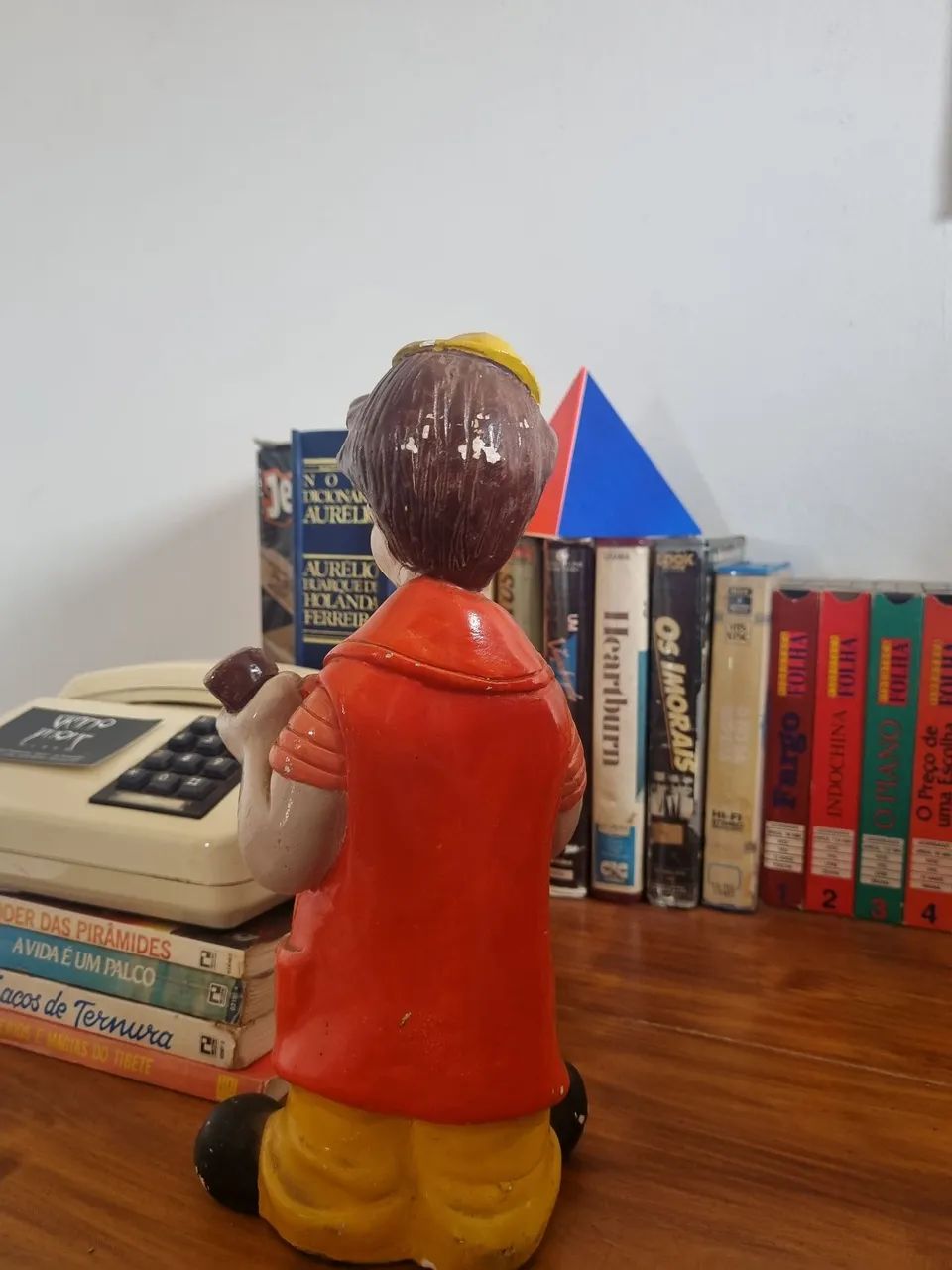 Palhaço feito em estuque esmaltado anos 70 - Foto 2